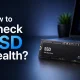 check SSD health on an NVMe solid state drive